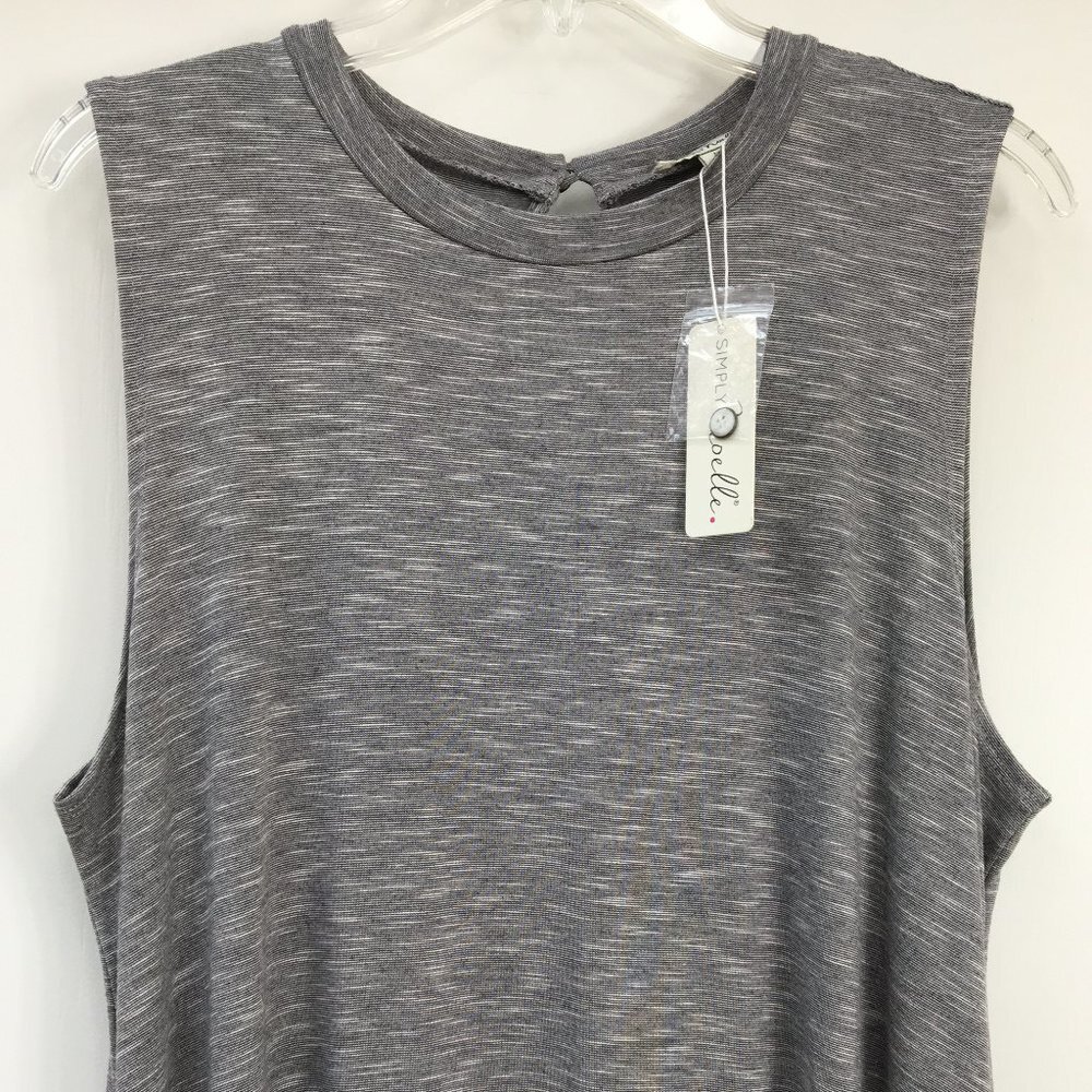 Simply Noelle Sleeveless Tank Dress With Pockets Size L/XL NEW With Tags - Picture 2 of 8